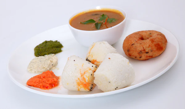 Traditional South Indian lunch